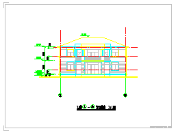 创业农庄L型别墅CAD建筑施工设计图纸