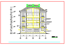某5层私宅建筑施工设计CAD图纸-图一