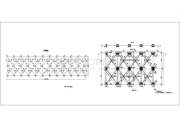 某锡澄运河大桥CAD钢架结构施工设计图纸（内含设计说明+效果图）-图二