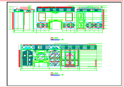 某农民豪华住宅装修CAD设计施工图纸_图1