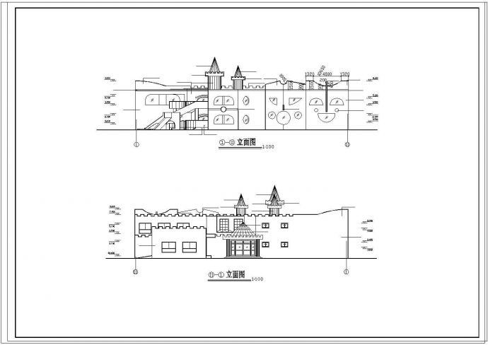 1294平方米小区幼儿园教学楼规划设计施工cad图，共十张_图1