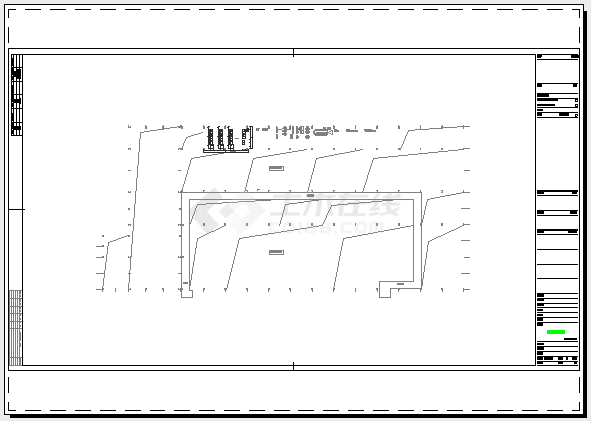 [山东]食品工厂给排水cad设计图纸（含效果图）-图一