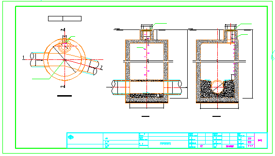 [重庆]污水管网给排水结构cad设计施工图纸_图1