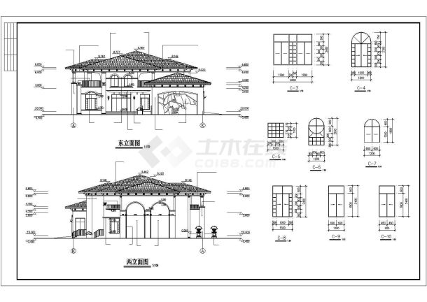 某地区重点学区精品幼儿园建筑全套设计CAD资料-图二