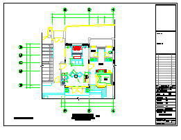 D型别墅装修设计CAD图（地中海）-图二