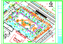某花园广场综合管网cad设计施工图_图1