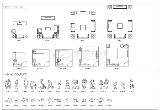 建筑设计综合图库施工CAD参考详图-图一