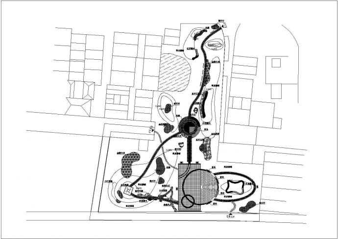 某休闲公园景观设计CAD详图_图1