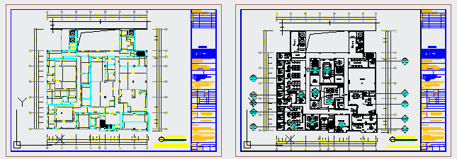某金德科技办公空间CAD建筑设计施工图（含效果图和总体布置图）_图1