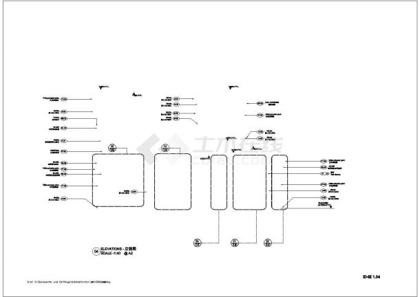 浙江杭州云澜湾置业某事务所CAD建筑设计施工图纸（含效果图和总体布置图）-图一