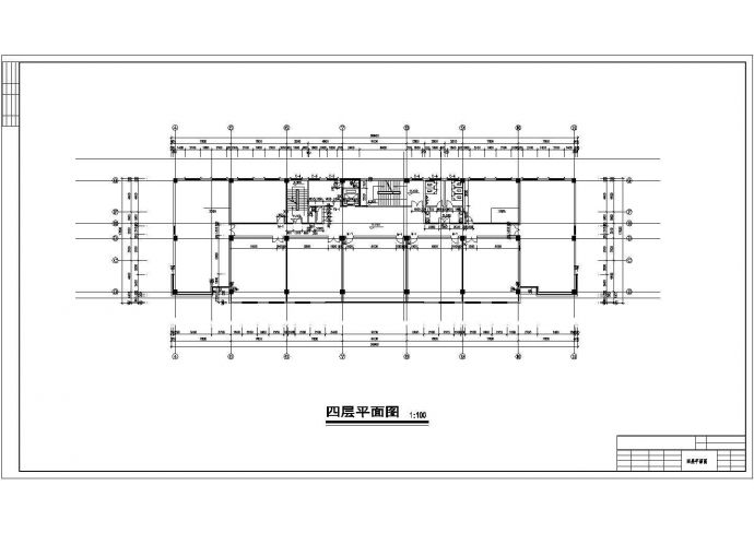 某7472㎡多层框架结构综合办公楼建筑施工图_图1