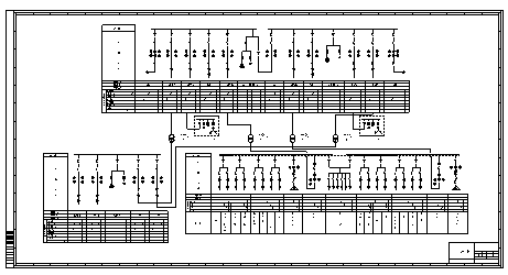 变电所设计_某煤矿变电所电气系统设计cad图纸_图1