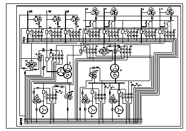 水电站设计_某小水电站同期原理典型设计cad图纸-图一
