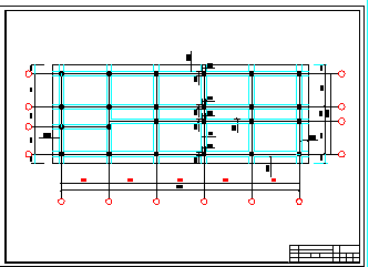 4000平米六层一字型框架结构办公楼毕业设计（设计建筑图、结构图、计算书）_图1