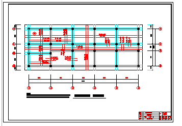 4000平米六层一字型框架结构办公楼毕业设计（设计建筑图、结构图、计算书）-图二