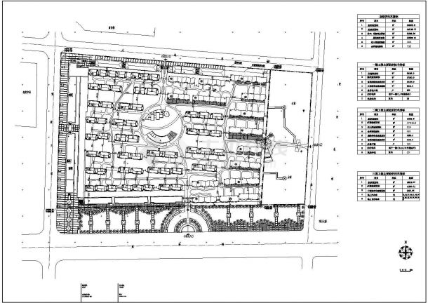 安康市秋馨俊园小区总平面规划设计CAD图纸（占地10.8万平米）-图一