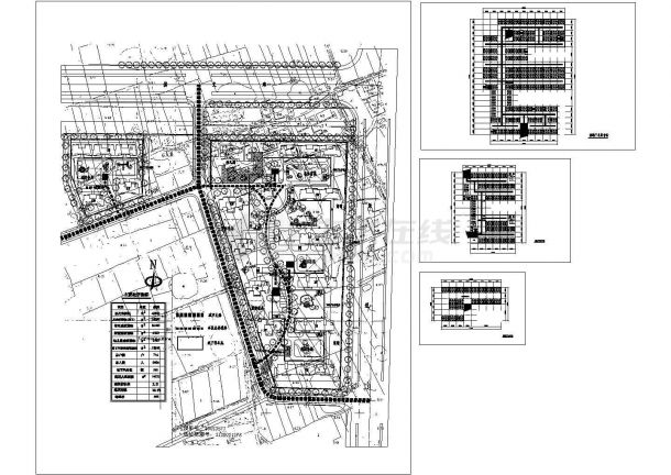 温州市御景星城小区总平面规划设计CAD图纸（占地4.2万平米）-图一