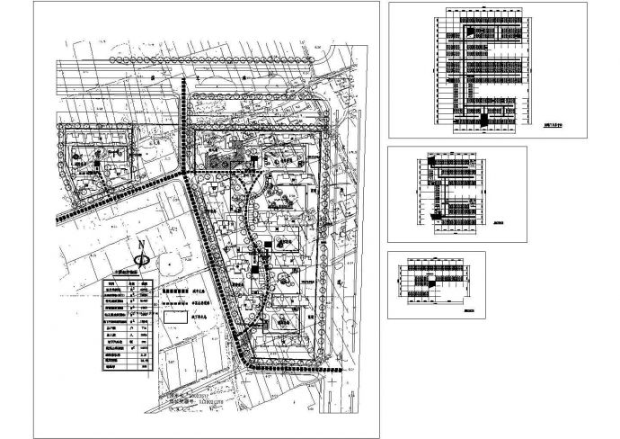 温州市御景星城小区总平面规划设计CAD图纸（占地4.2万平米）_图1