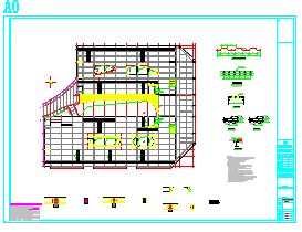 温州某厂房改教学楼结构加固CAD施工图-图二