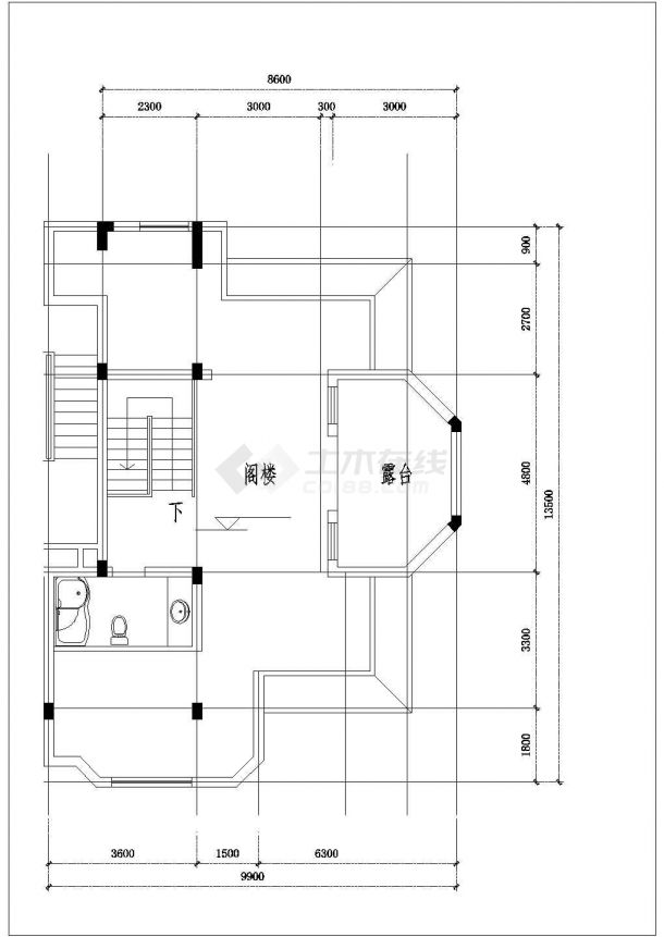 经典的100-165平米三四房平面户型设计CAD图纸（共98张）-图二