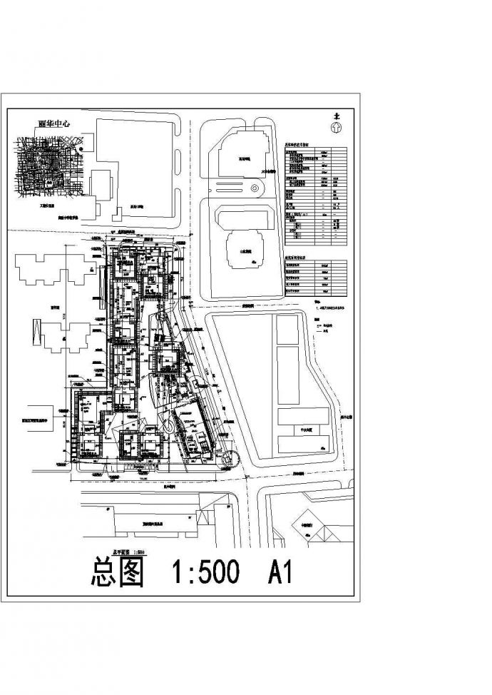 某地区西单大厦建筑方案全套设计施工CAD图纸_图1