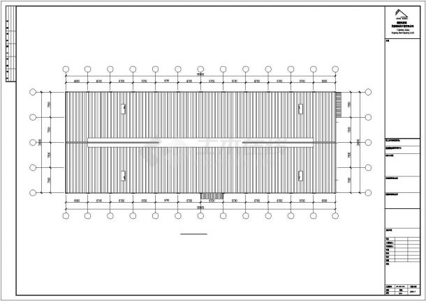 济南市光新路某健身器材厂钢框架结构厂房全套建筑设计CAD图纸-图二