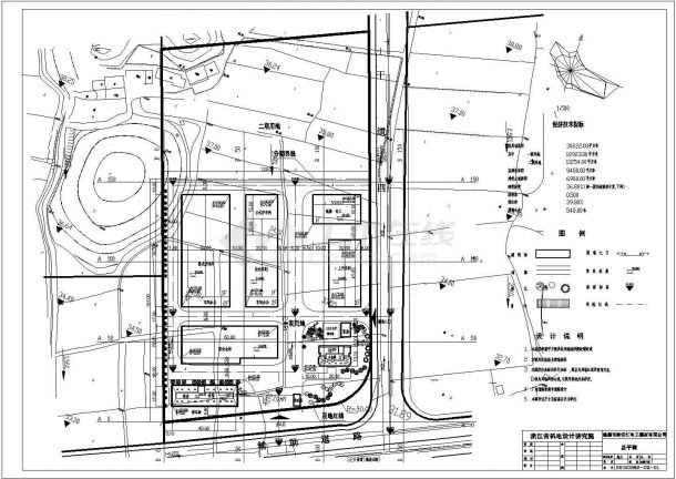 太原某大型钢铁厂平面整体规划设计CAD图纸-图一