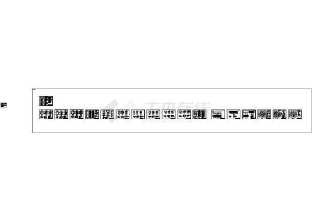 地下停车场出入口钢结构雨棚设计详图(cad)-图一