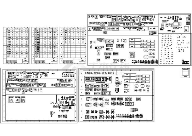 常用低压元件图块设计图纸-图一