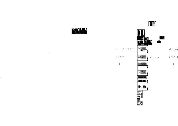某风景区三层养老院建筑设计施工图纸_图1