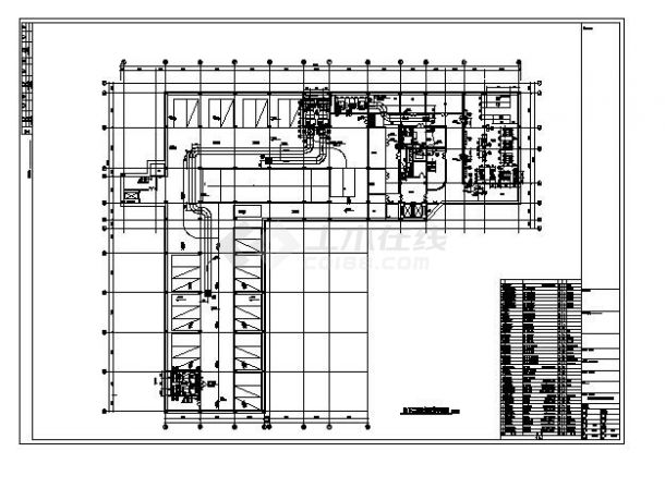 某地市医院大楼机房水管系统图-图二