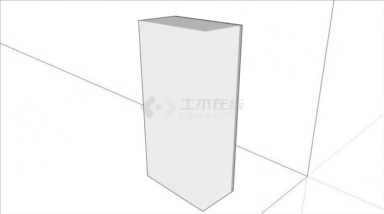 现代简单白色卷帘门su模型-图一