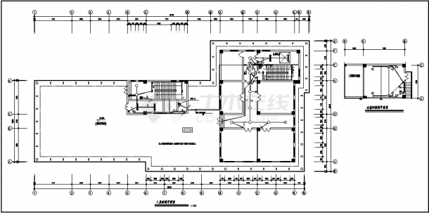 宿迁某医院9层住院楼电气系统设计施工cad图纸（含说明）-图二