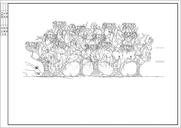 某童趣园树林房子设计cad全套施工详图（甲级院设计）-图二