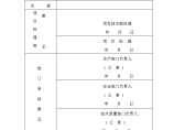 某地区施工组织设计方案审批表详细文档图片1