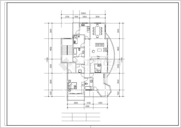 经典三房两厅户型设计参考图-图一