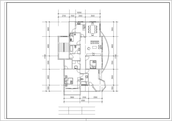 经典三房两厅户型设计参考图_图1