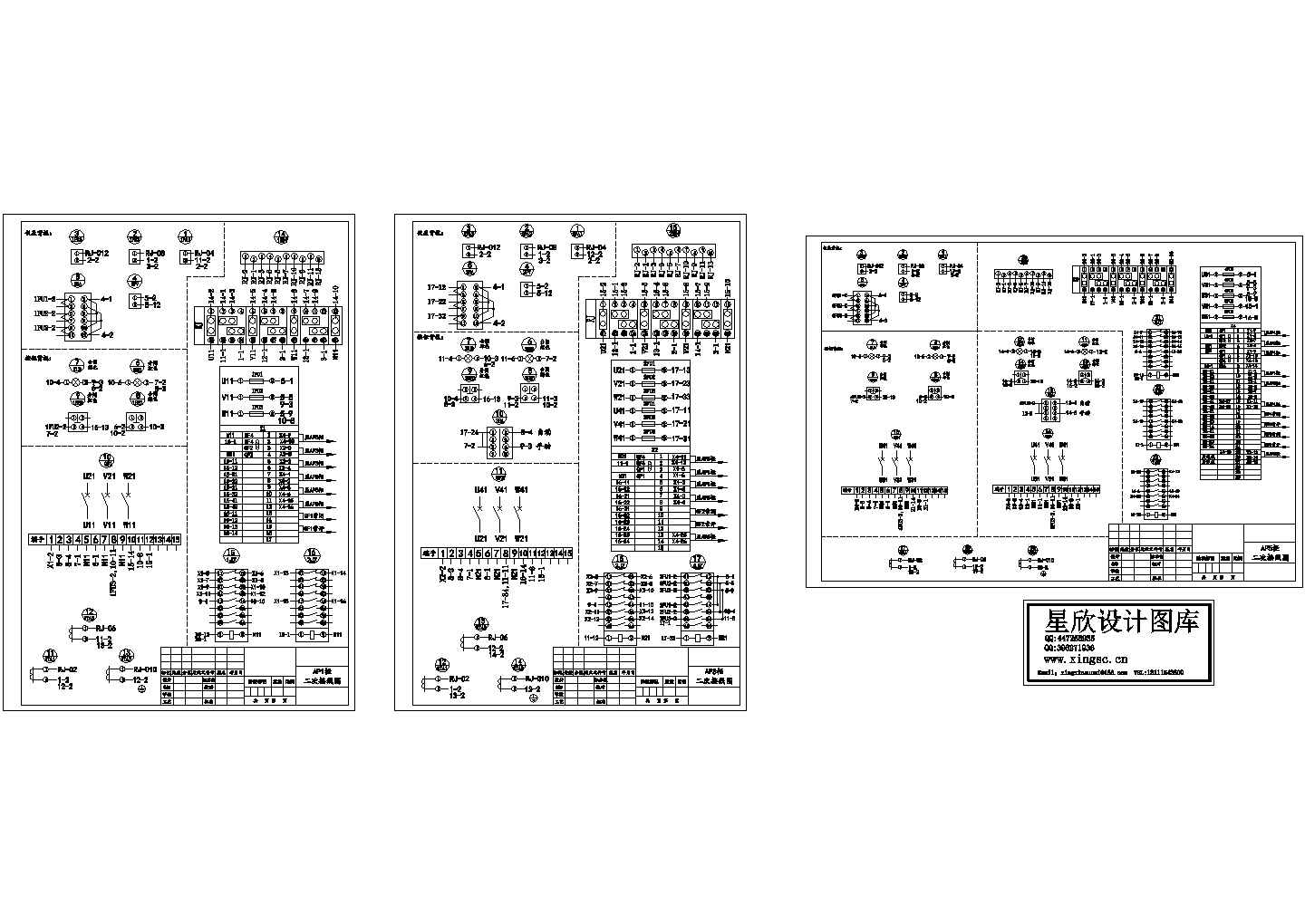 某通用型号双电源及油机自动配电接线电气原理设计平面CAD图纸