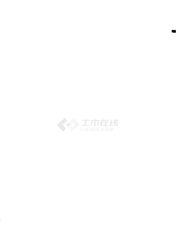 北京丰台区某中高层商住楼建筑设计CAD施工图-图二