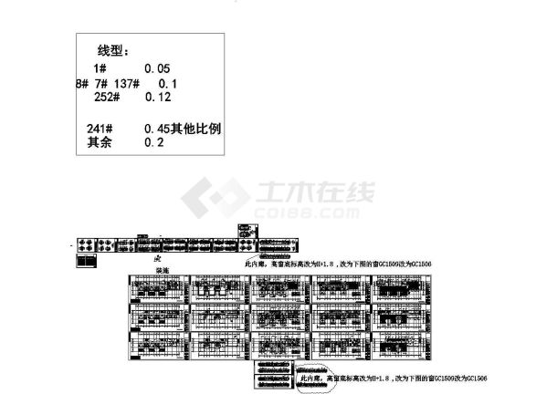 某三层幼儿园室内装修设计cad全套施工图纸（标注详细）-图二