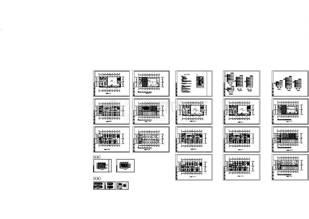 某综合楼建筑电气施工的CAD图纸设计-图二