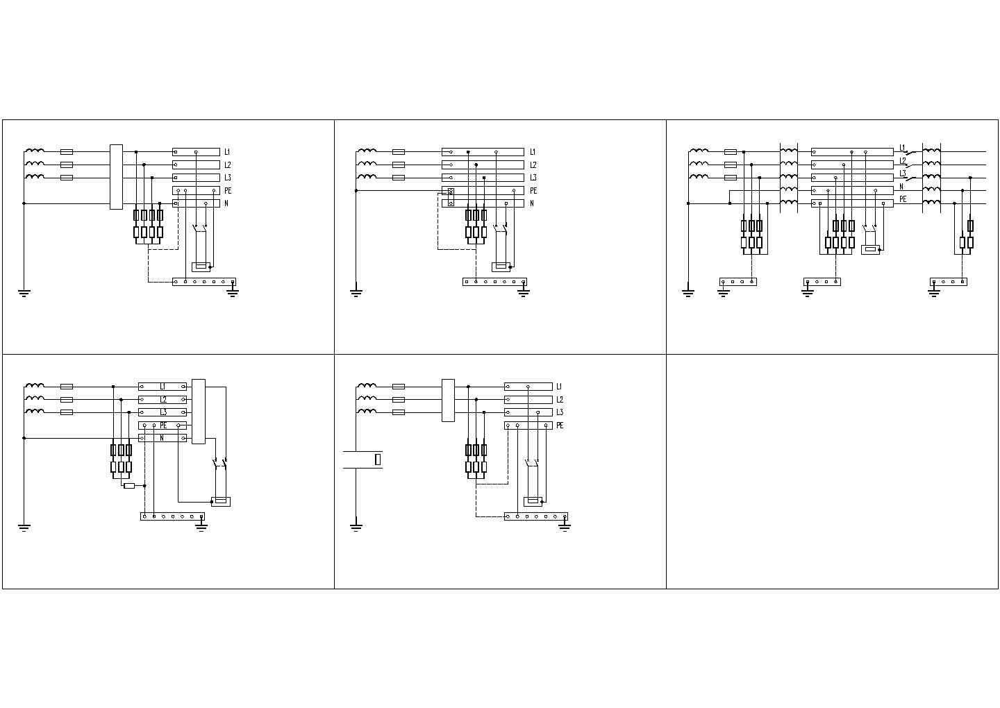建筑工程防雷接地系统电气CAD全套图纸