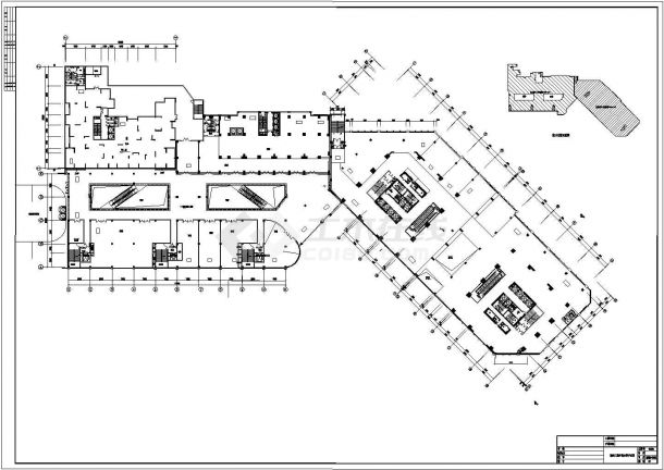 重庆大型商业街中央空调设计施工图-图一