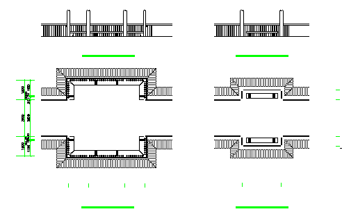 某壮族风情区风雨桥CAD设计施工图纸_图1