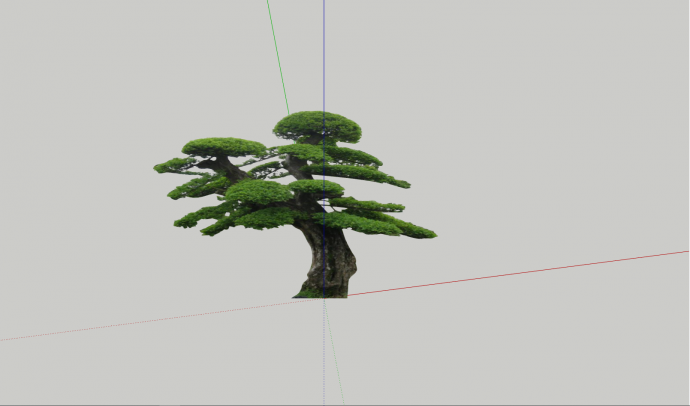 大型蘑菇状植物景观su模型_图1