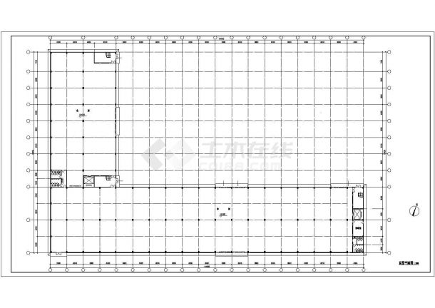 某厂房建筑方案CAD设计图（含效果图）-图一