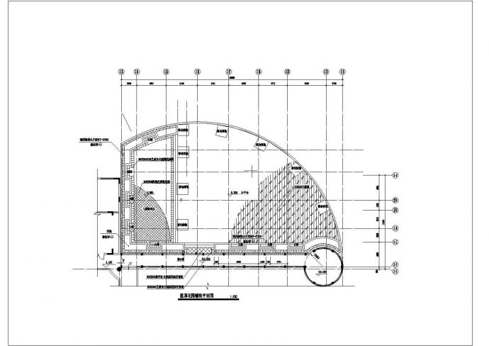 某屋顶花园CAD设计施工图_图1