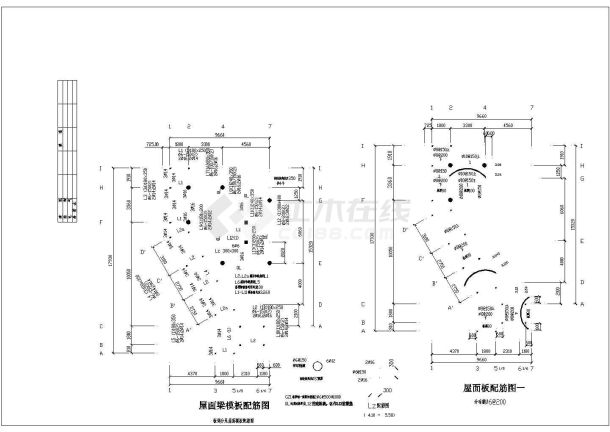 某一层仿古茶室建筑设计全套CAD图-图二