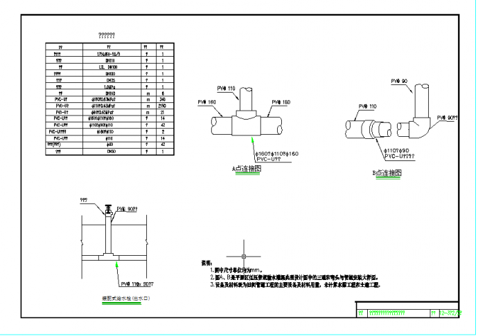 五套cad常用水利工程低压管道输水设计图_图1