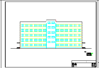总建筑面积为3773.6平米，5层教学楼毕业设计（含计算书、建筑、结构图）_图1